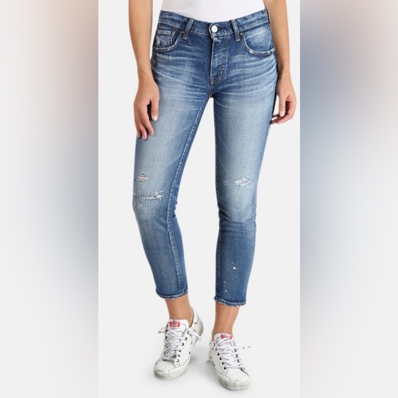 Mousy Vintage Distressed Denim Jeans - Picture 2 of 12